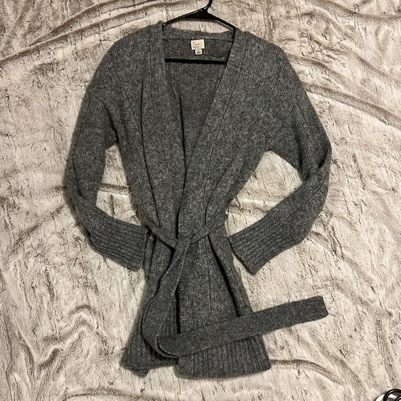 a new day Sweaters - Grey cardigan knit and has ties